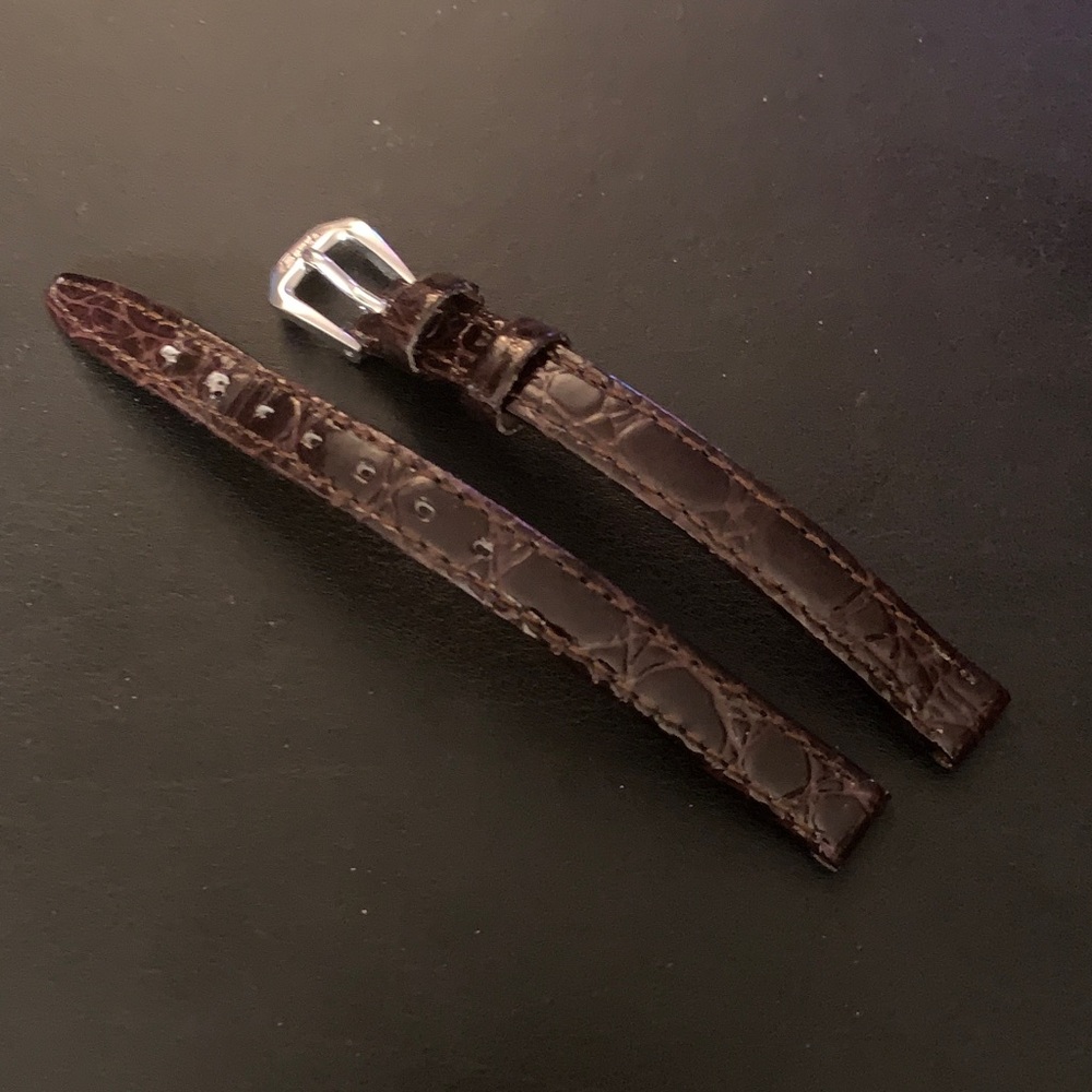 Classic Brown Leather Watch Strap